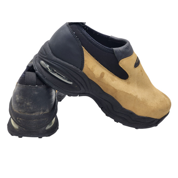 Dunlop Golf Shoes Mens 9 Slip On Dry 10 Brown Black Spiked Sole Performance main image 4